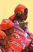 Foto: Niños Aymara en Baile de pastorcitos
